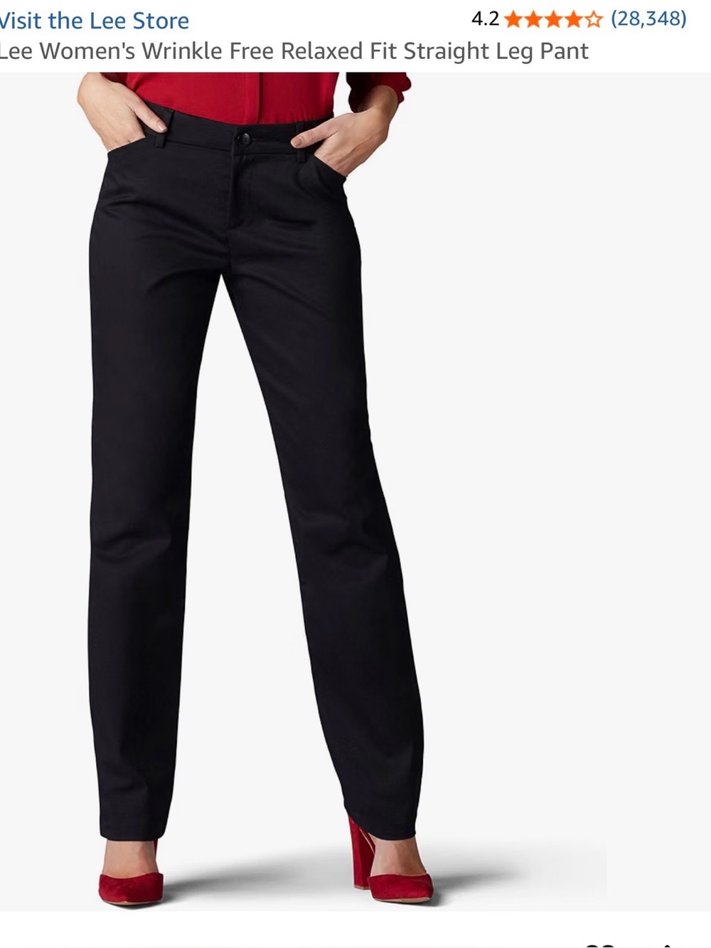 Lee Wrinkle-free Ladies Dress Pants